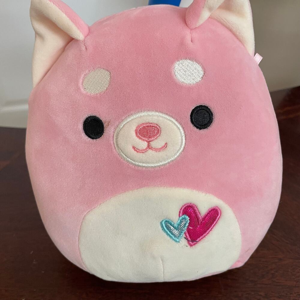 Squishmallow Molly the Bear 12" Plush Hug Mees Pink Valentines Stuffed Animal